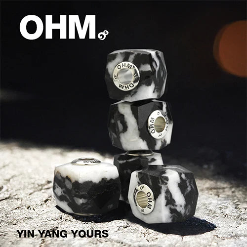 OHM Beads OROQ NO. 15 Yin Yang Yours black and white natural-stone Bead by The Alternative Bead. Your official OHM Beads Retailer from Germany