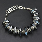 OHM Beads Midnight Mirror black natural-stone Bead by The Alternative Bead. Your official OHM Beads Retailer from Germany
