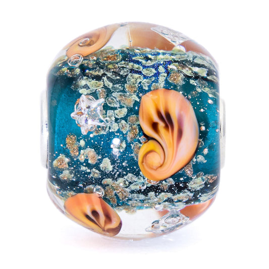  Elfbeads Ocean Seashell Shimmering World Charm by The Alternative Bead 