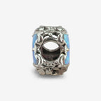 Praan Opalescent Stardust Under the Sea Charm V2 silver and blue natural-stone Bead by The Alternative Bead. Your official Praan Retailer from Germany