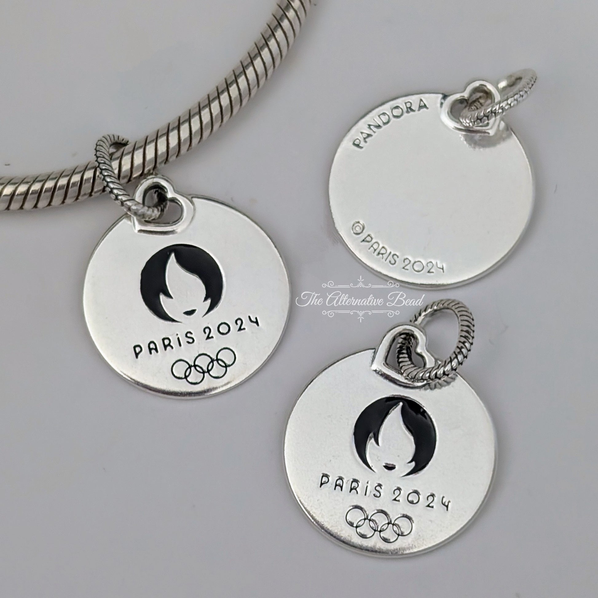 Pandora Paris Olympics 2024 Engravable Dangle silver sterling-silver Dangle by The Alternative Bead. Your official Pandora Retailer from Germany