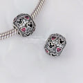 Disney x Pandora Sparkling Mickey & Hearts Charm (791457CZ) black and pink and silver sterling-silver Bead by The Alternative Bead. Your Jewelry Retailer from Germany