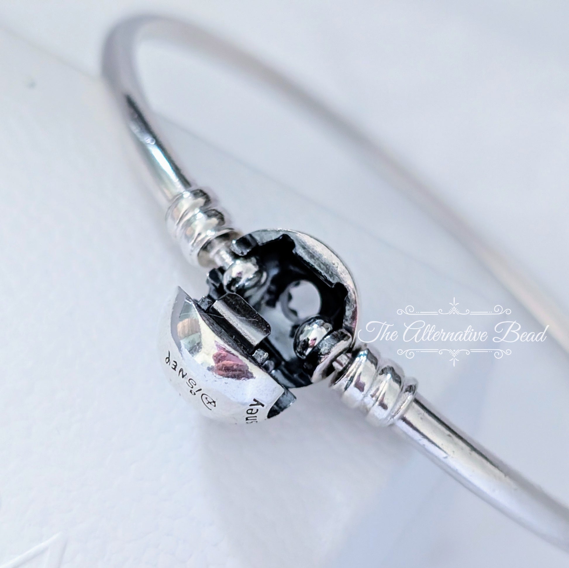 Pandora Moments Sparkling Snowflake Clasp Bangle silver sterling-silver Bangle by The Alternative Bead. Your official Pandora Retailer from Germany