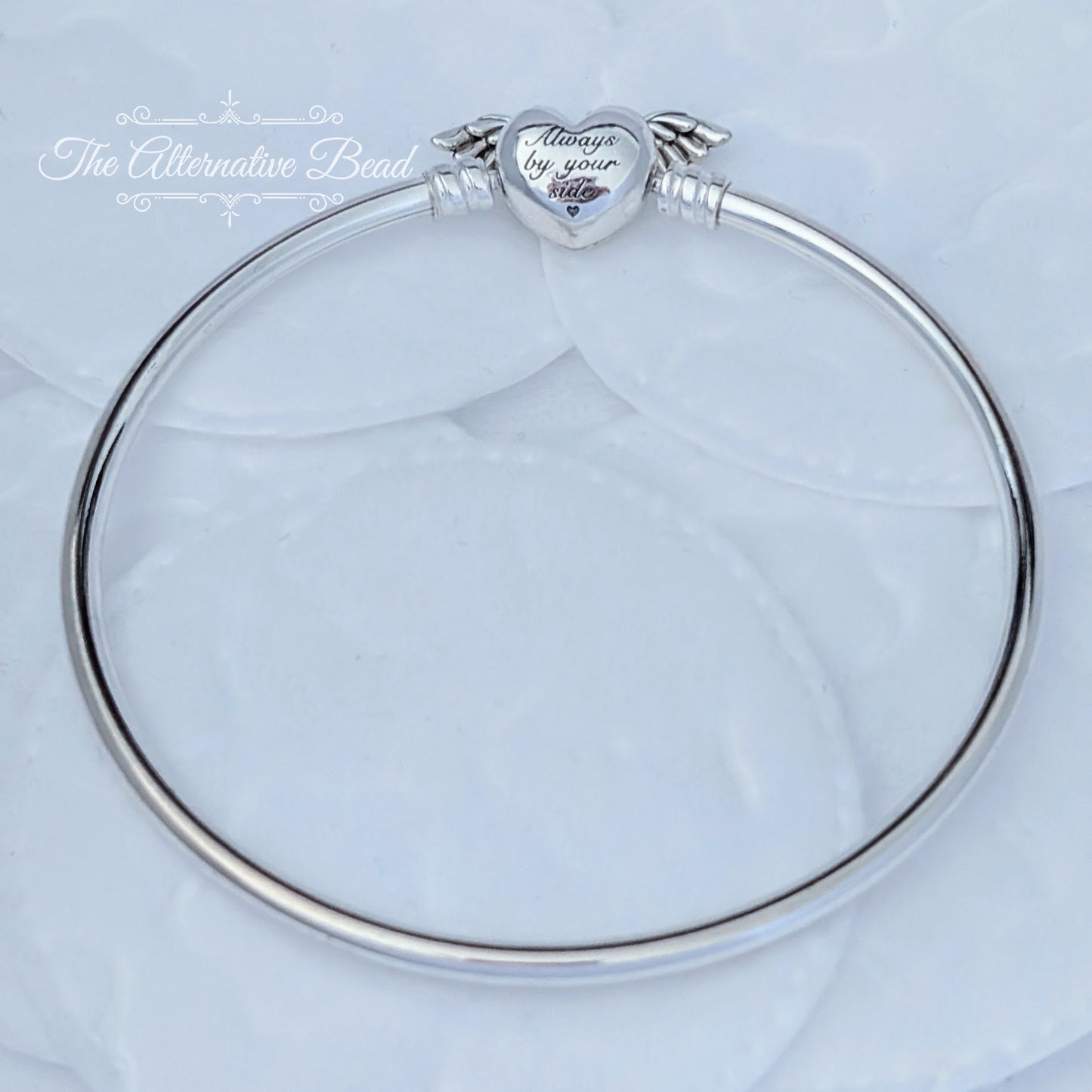 Moments Winged Heart Bangle