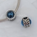 Pandora Sparkling Sky Blue Charm (791725NBS) blue and silver sterling-silver and crystal Bead by The Alternative Bead. Your Jewelry Retailer from Germany