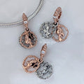 Disney x Pandora Princess Tiana Dangle Charm, Rose Gold-Plated (788234CZ) silver and rose-gold sterling-silver and rose-gold Dangle by The Alternative Bead. Your Jewelry Retailer from Germany