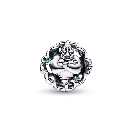 Disney x Pandora Aladdin, Princess Jasmine & Genie Glow-in-the-dark Charm (792349C01) green and silver and blue and glow-in-the-dark sterling-silver Bead by The Alternative Bead. Your Jewelry Retailer from Germany