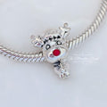 Pandora Red Nose Reindeer (799208C01) silver and red sterling-silver and enamel Bead by The Alternative Bead. Your Jewelry Retailer from Germany