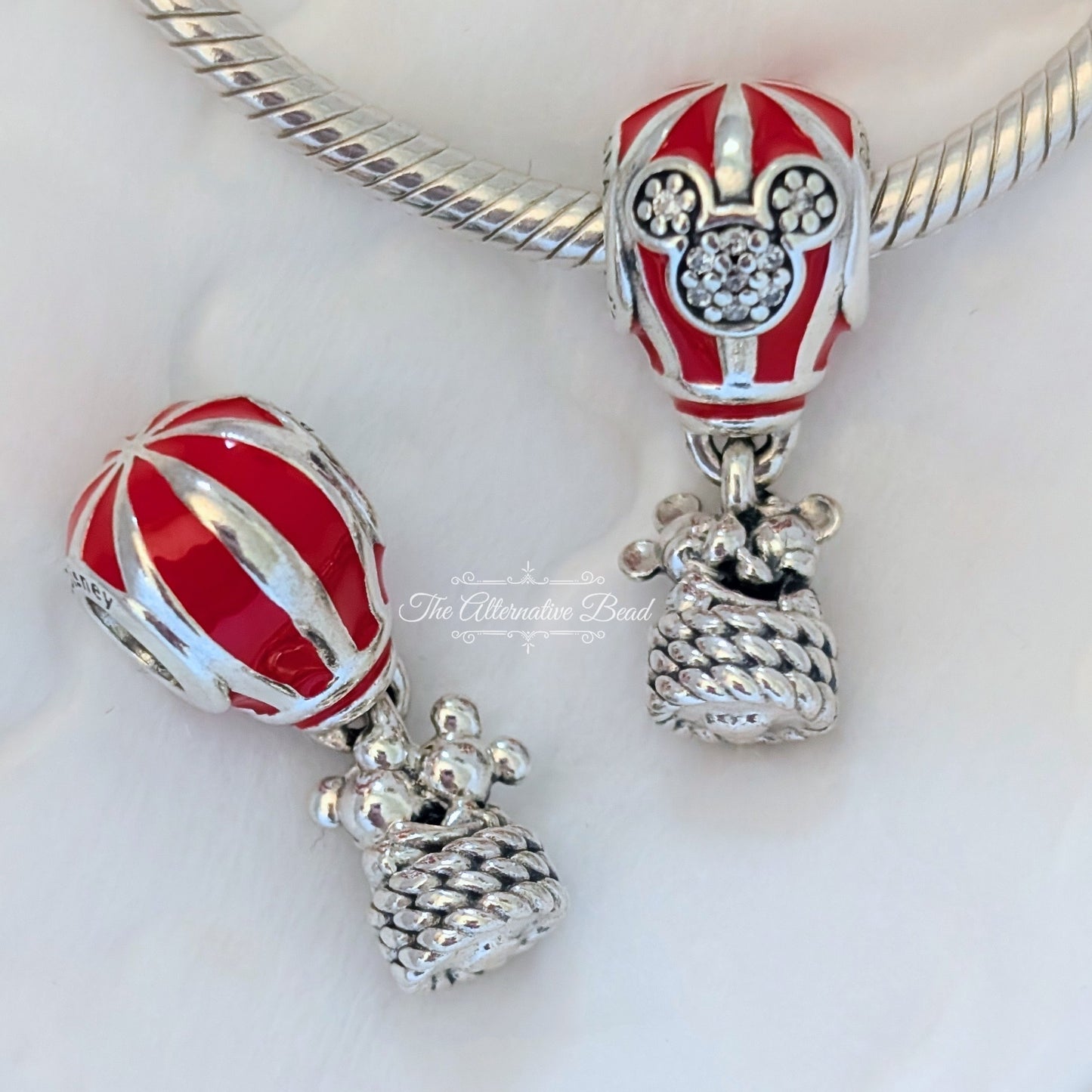 Mickey & Minnie Red Hot Air Balloon Dangle