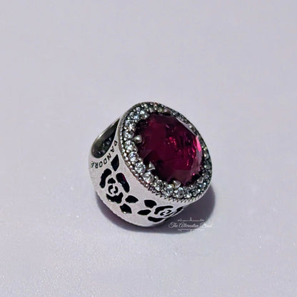 Disney x Pandora Belle's Radiant Rose Charm silver sterling-silver Bead by The Alternative Bead. Your official Disney x Pandora Retailer from Germany