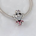 Disney x Pandora Alice in Wonderland Cheshire Cat Charm (798850C01)) silver and pink and purple sterling-silver and enamel Bead by The Alternative Bead. Your Jewelry Retailer from Germany
