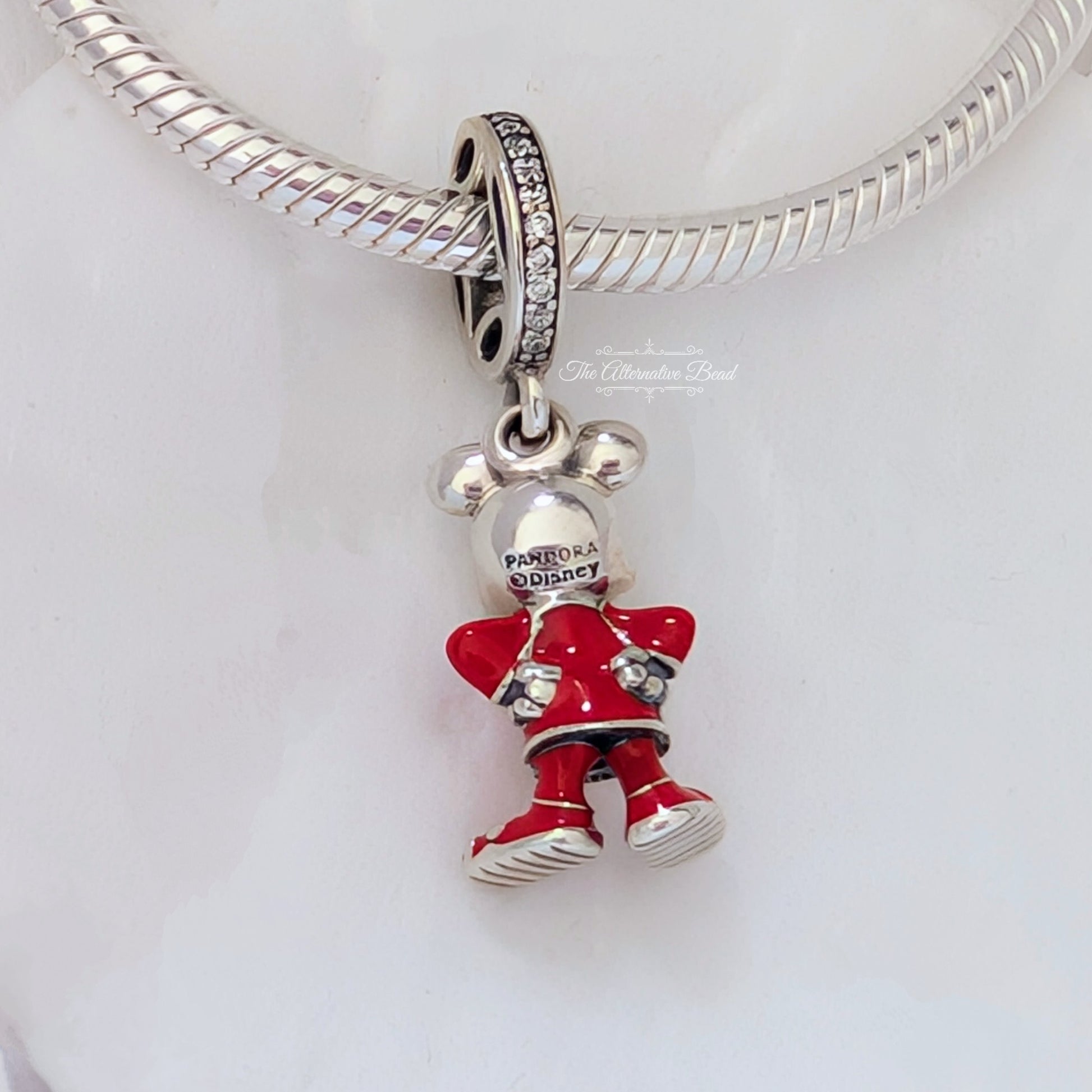 Disney x Pandora Disney Mickey Mouse Chinese New Year´s Dangle Charm silver; red; orange sterling-silver Dangle by The Alternative Bead. Your official Disney x Pandora Retailer from Germany