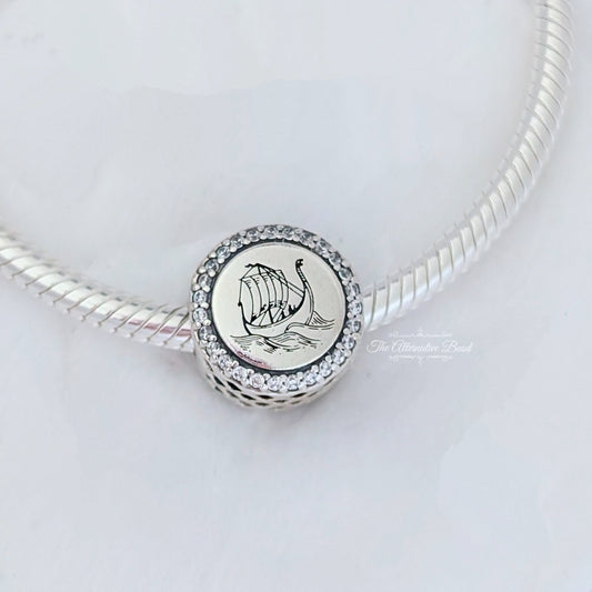 Viking Ship Charm
