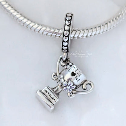 Pandora Achievement Trophy Dangle silver sterling-silver; enamel Dangle by The Alternative Bead. Your Jewelry Retailer from Germany