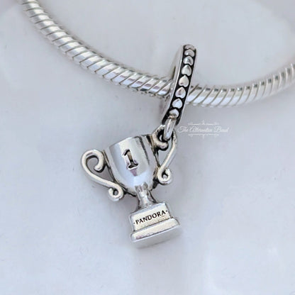Pandora Achievement Trophy Dangle silver sterling-silver; enamel Dangle by The Alternative Bead. Your Jewelry Retailer from Germany