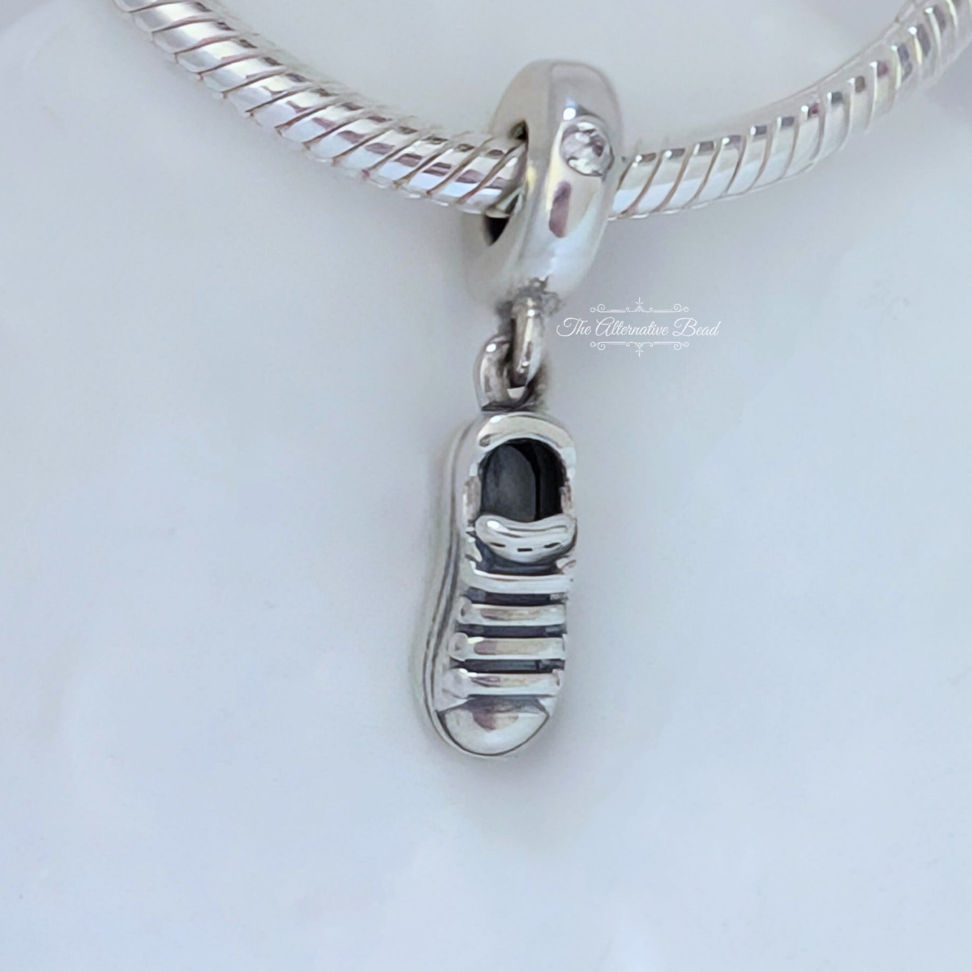 Pandora Sneaker Shoe Dangle silver sterling-silver; enamel Dangle by The Alternative Bead. Your Jewelry Retailer from Germany