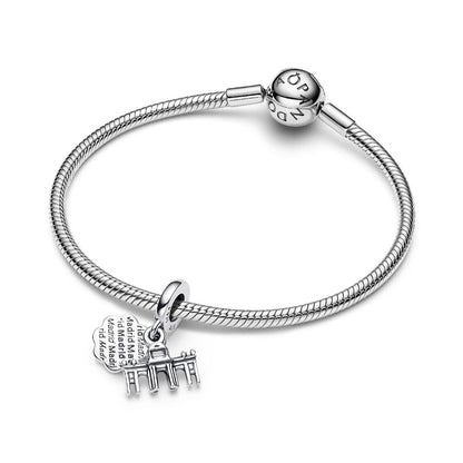 Pandora Alcalá Gate Dangle Charm silver sterling-silver and enamel Dangle by The Alternative Bead. Your Jewelry Retailer from Germany