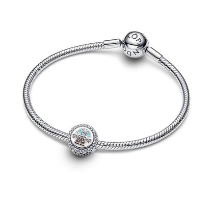 Pandora Lederhosen and Dirndl Dress Charm silver and blue and brown and pink sterling-silver and enamel Bead by The Alternative Bead. Your Jewelry Retailer from Germany