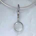 Pandora Magnifying Glass Limited Edition Dangle Charm silver sterling-silver; glass Dangle by The Alternative Bead. Your Jewelry Retailer from Germany