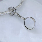 Pandora Magnifying Glass Limited Edition Dangle Charm silver sterling-silver; glass Dangle by The Alternative Bead. Your Jewelry Retailer from Germany