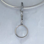 Pandora Magnifying Glass Limited Edition Dangle Charm silver sterling-silver; glass Dangle by The Alternative Bead. Your Jewelry Retailer from Germany