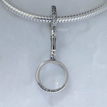 Pandora Magnifying Glass Limited Edition Dangle Charm silver sterling-silver; glass Dangle by The Alternative Bead. Your Jewelry Retailer from Germany