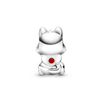 Pandora Charming Japanese Akita Inu Dog silver sterling-silver Bead by The Alternative Bead. Your official Pandora Retailer from Germany
