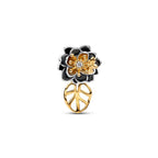 Disney x Pandora Disney Princess Tiana Lotus Flower Lab-grown Diamond Charm silver; gold sterling-silver; gold-plated Dangle by The Alternative Bead. Your official Disney x Pandora Retailer from Germany