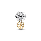 Disney x Pandora Disney Princess Tiana Lotus Flower Lab-grown Diamond Charm silver; gold sterling-silver; gold-plated Dangle by The Alternative Bead. Your official Disney x Pandora Retailer from Germany