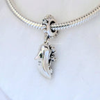 Cinderella Glass Slipper & Mice Dangle Charm