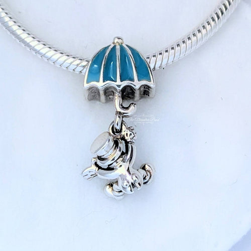 Disney x Pandora Jiminy Cricket Charm Dangle blue; silver sterling-silver; enamel Dangle by The Alternative Bead. Your official Disney x Pandora Retailer from Germany