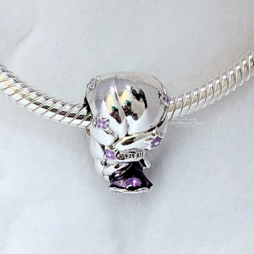 Disney x Pandora Tangled Rapunzel Charm silver; purple sterling-silver; enamel Bead by The Alternative Bead. Your official Disney x Pandora Retailer from Germany