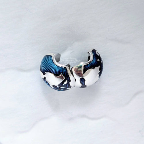 Pandora Blue Globe Clip Charm silver; blue sterling-silver Clip by The Alternative Bead. Your official Pandora Retailer from Germany