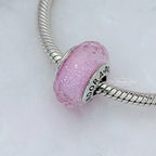 Pandora Faceted Iridescent Pink Murano Glass Charm pink glass Bead by The Alternative Bead. Your official Pandora Retailer from Germany