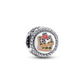 Pandora Belgian Waffle Engravable Charm silver; brown sterling-silver; enamel Bead by The Alternative Bead. Your Jewelry Retailer from Germany