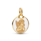 Pandora Golden Angel Engravable Dangle gold gold-plated; enamel Dangle by The Alternative Bead. Your Jewelry Retailer from Germany