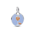 Pandora Aperitif Engravable Dangle Charm silver; blue sterling-silver; enamel Dangle by The Alternative Bead. Your Jewelry Retailer from Germany