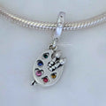 Pandora Artist's palette Dangle Charm multicolor sterling-silver Dangle by The Alternative Bead. Your Jewelry Retailer from Germany