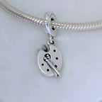 Pandora Artist's palette Dangle Charm multicolor sterling-silver Dangle by The Alternative Bead. Your Jewelry Retailer from Germany