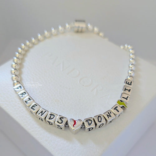 Pandora Pandora x Stranger Things Friends Don't Lie Bracelet silver sterling-silver; enamel Bracelet by The Alternative Bead. Your Jewelry Retailer from Germany