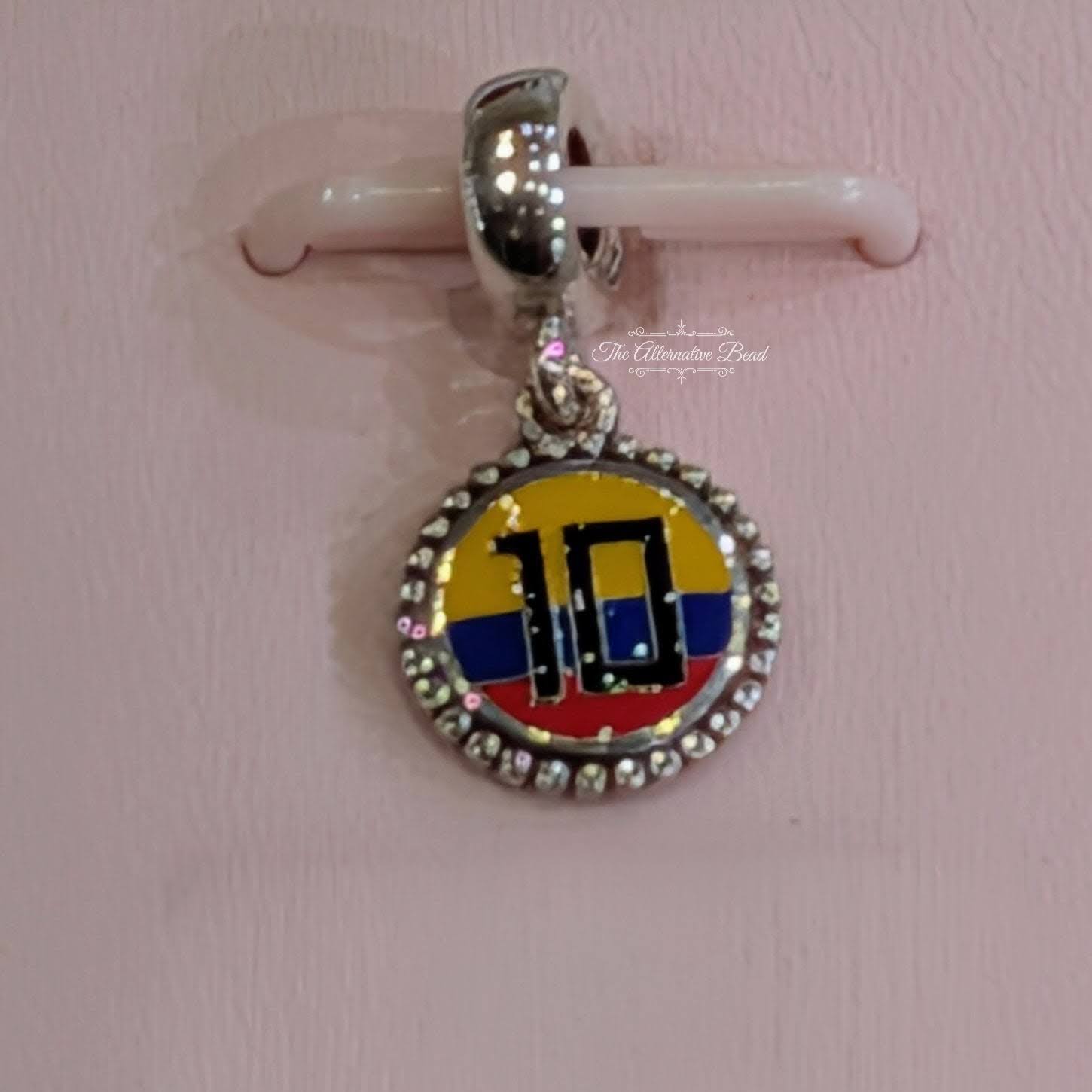 Colombia #10 Soccer Charm
