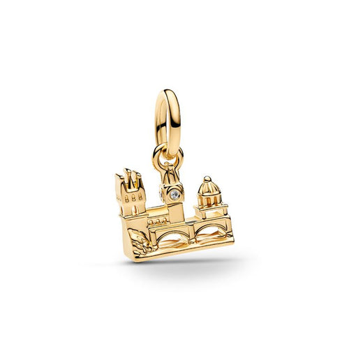 Pandora Golden Charles Bridge Dangle Charm gold gold-plated Dangle by The Alternative Bead. Your Jewelry Retailer from Germany