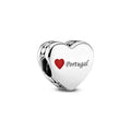 Pandora I Love Portugal Heart Charm silver; red sterling-silver; enamel Bead by The Alternative Bead. Your Jewelry Retailer from Germany