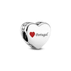 Pandora I Love Portugal Heart Charm silver; red sterling-silver; enamel Bead by The Alternative Bead. Your Jewelry Retailer from Germany