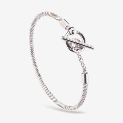 PRAAN Closed Cable T-Bar Bracelet