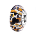 Elfbeads Paws of Adventure white; orange; black glass Bead by The Alternative Bead. Your official Elfbeads Retailer from Germany