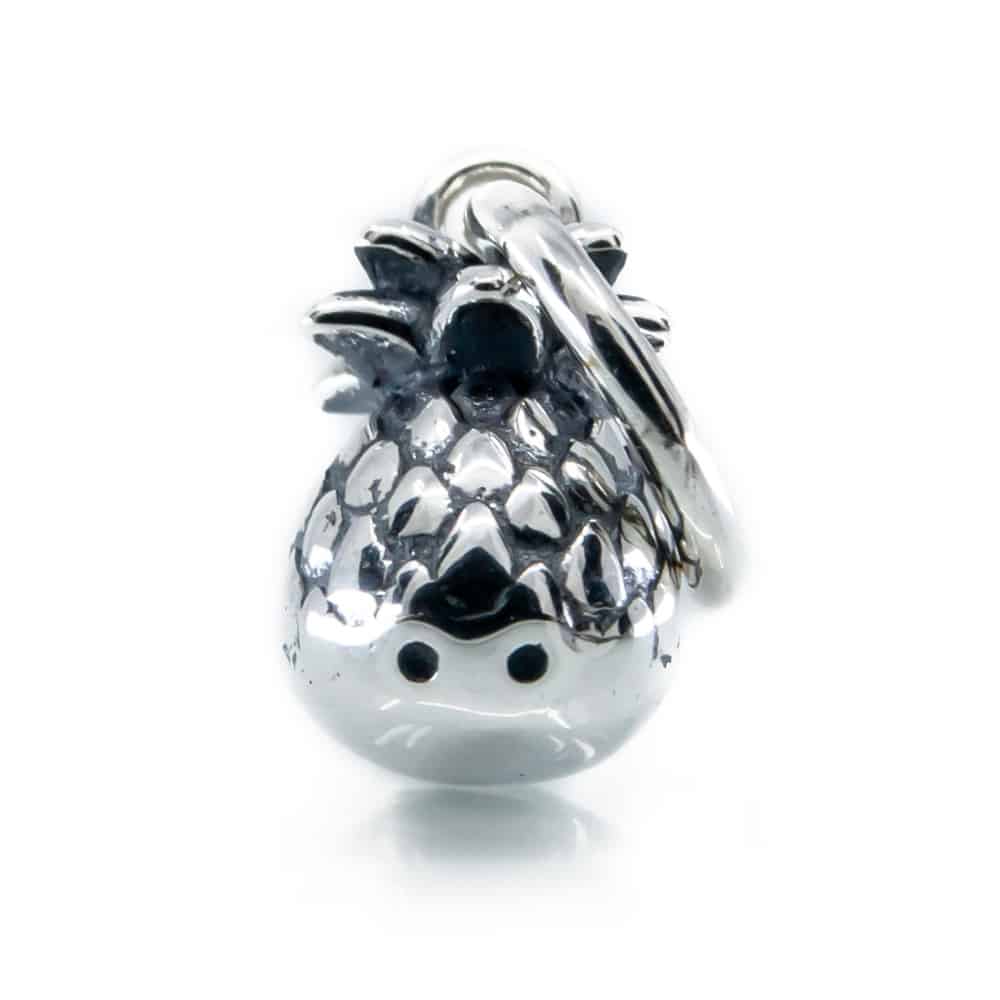 The Alternative Bead: Aurora Charm - Tasteful Pineapple Charm Sterling Silver Charm Picture 1