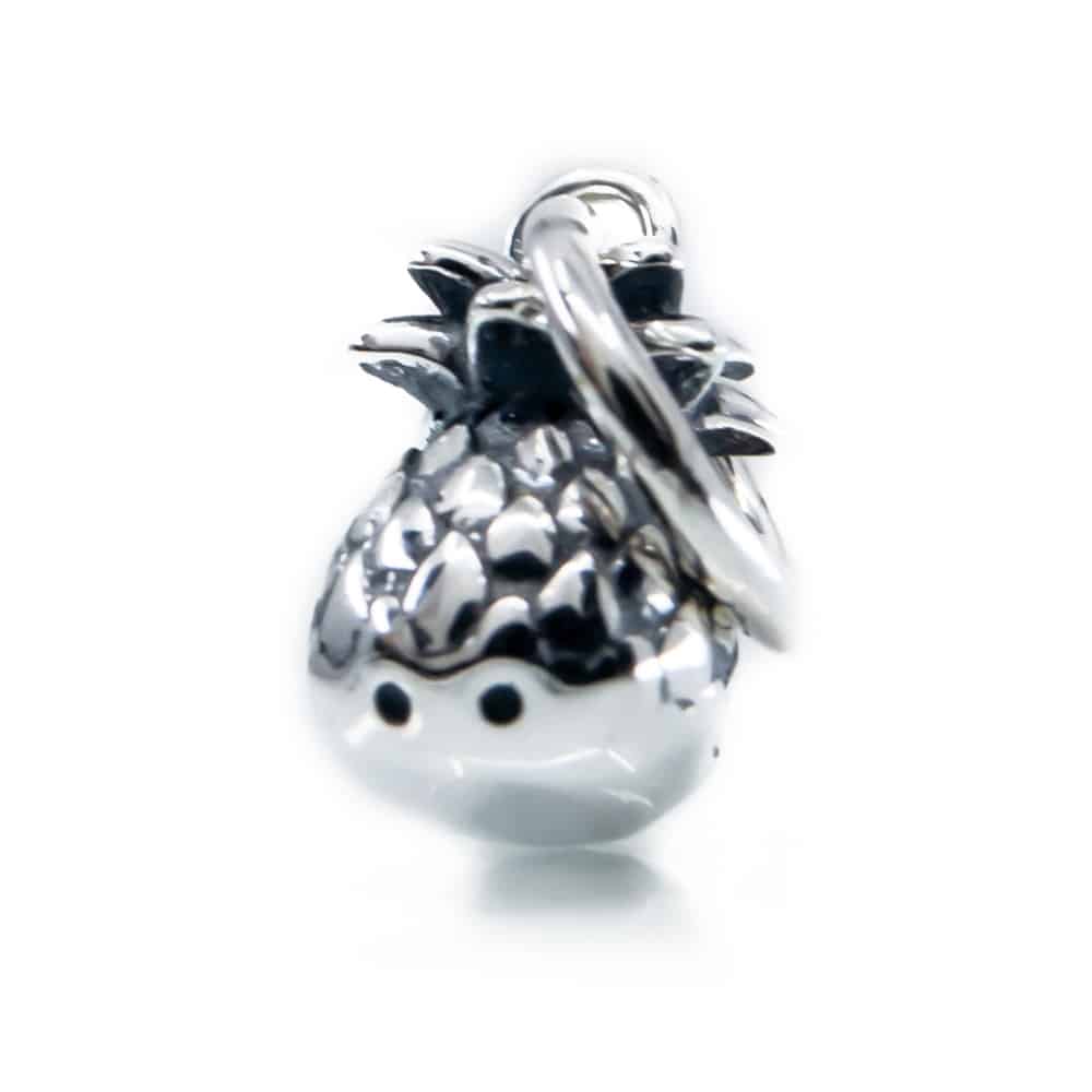 The Alternative Bead: Aurora Charm - Tasteful Pineapple Charm Sterling Silver Charm Picture 2