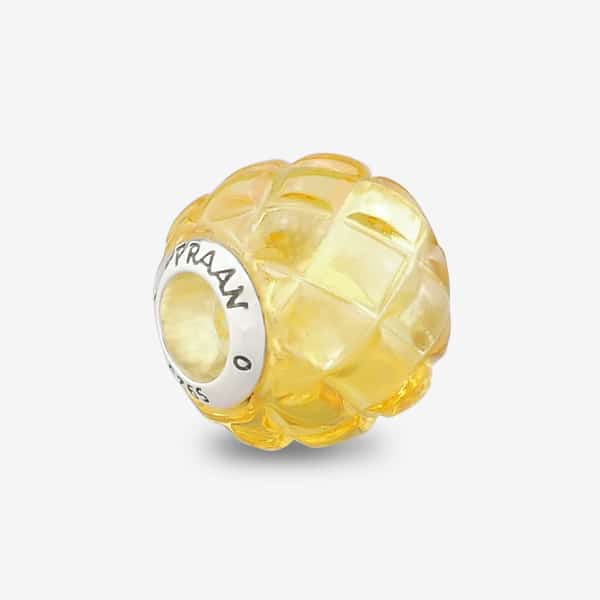 Praan Pineapple Crystalline Charms silver sterling-silver Bead by The Alternative Bead. Your official Praan Retailer from Germany