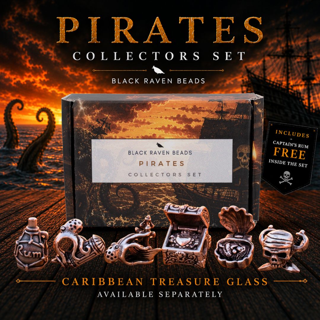 Black Raven Beads Pirates! Collectors Set silver sterling-silver Collectors Set by The Alternative Bead. Your official Black Raven Beads Retailer from Germany